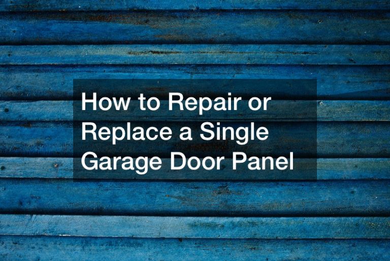 How to Repair or Replace a Single Garage Door Panel UNM Continuing Education